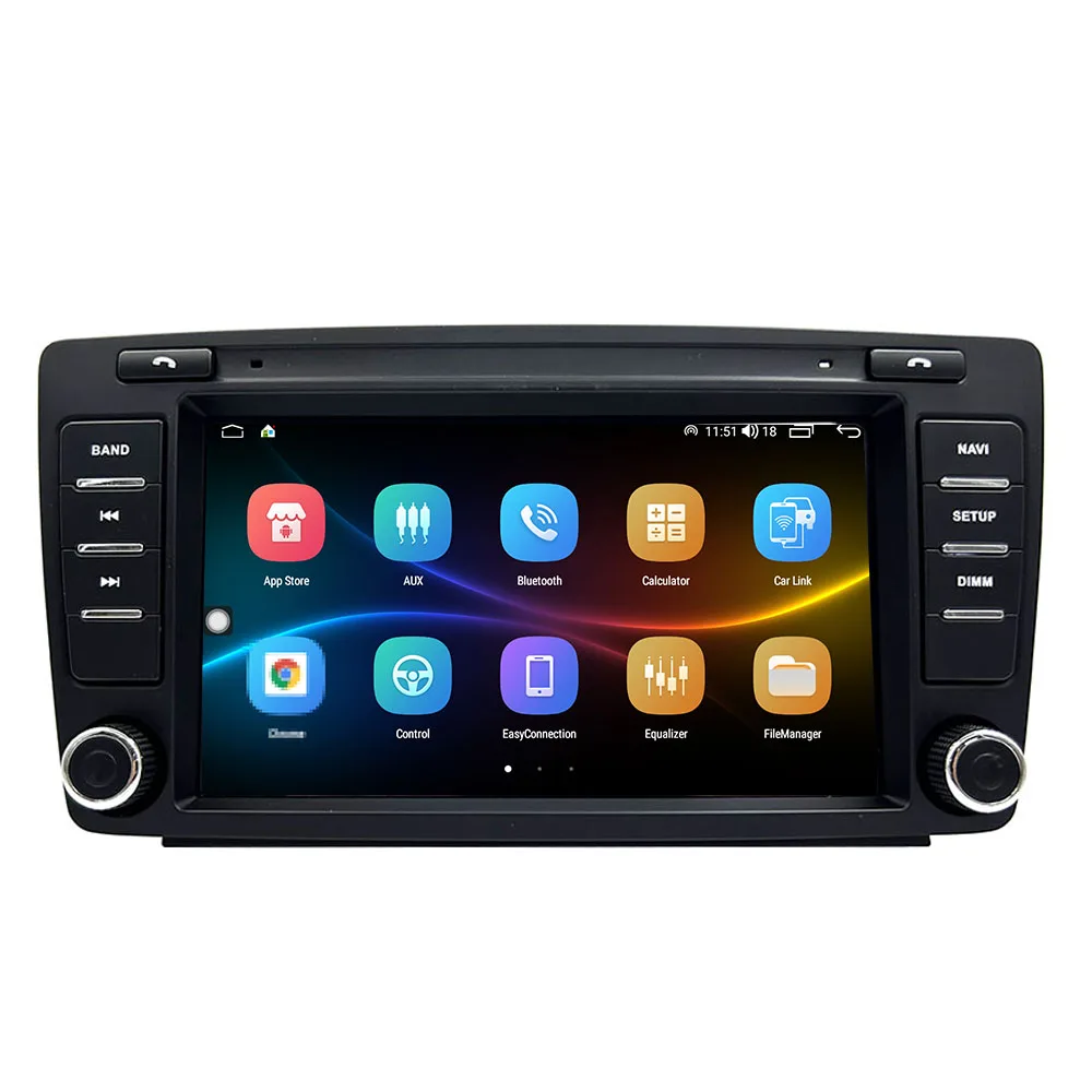 2 Din Android Car Radio For Skoda OCTAVIA 2009-2015 Car Stereo Automotive Multimedia Video DVD Player GPS Navigation Carplay