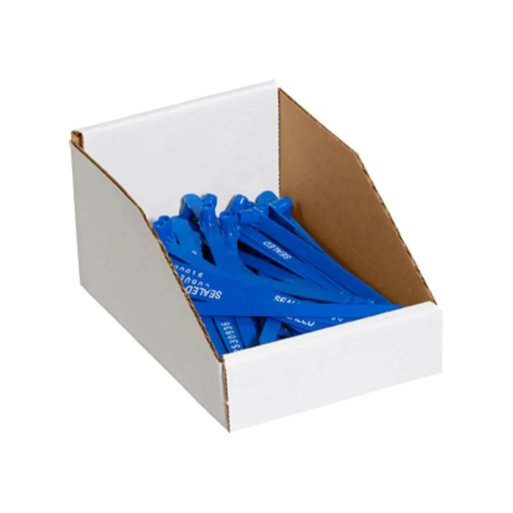 صناديق تخزين من الورق المقوى المموج، 8x9x4.5، أبيض، عبوة من 50 قطعة، مثالية للمستودعات والمرآب والتنظيم المنزلي