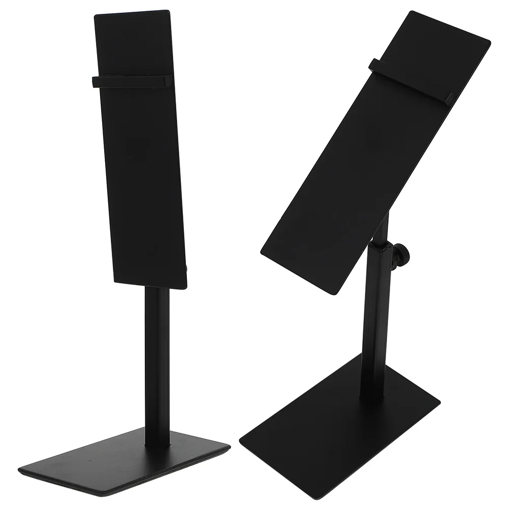 

2 pcs Black 140x50mm Stainless Steel Adjustable Shoe Display Stand Rack for High Heels Metal Holder Shoe Tool Part