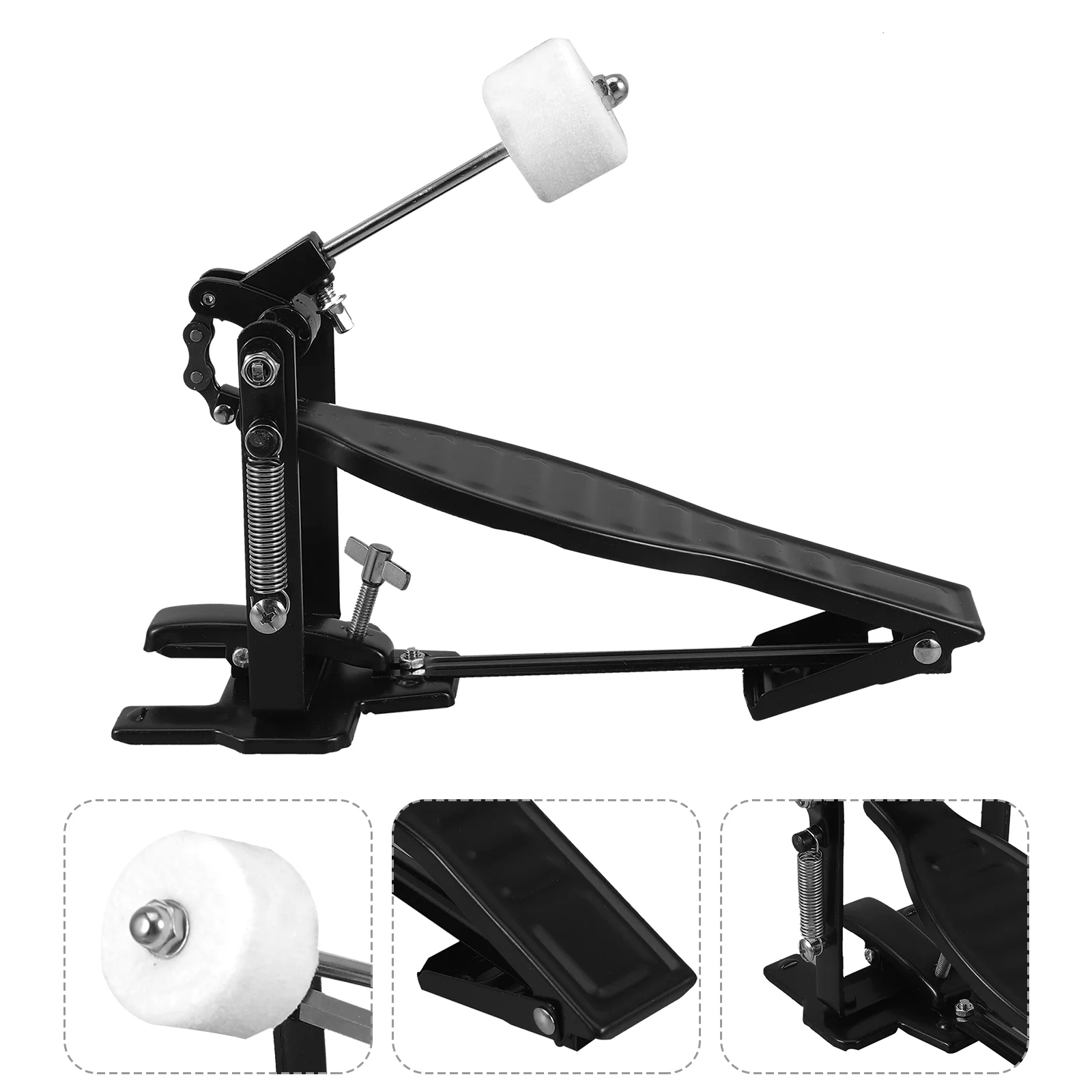 

Electronic Drum Kit Pedal Hammer Accessory Digital Black Aluminum Alloy Instrument