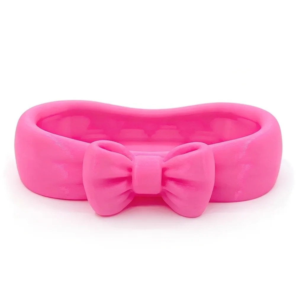 3D Printed 3D Printed Bow Storage Box Bowknot Love Heart Shell Shape Trinket Dish Ring Holder Desktop Organizer Plastic