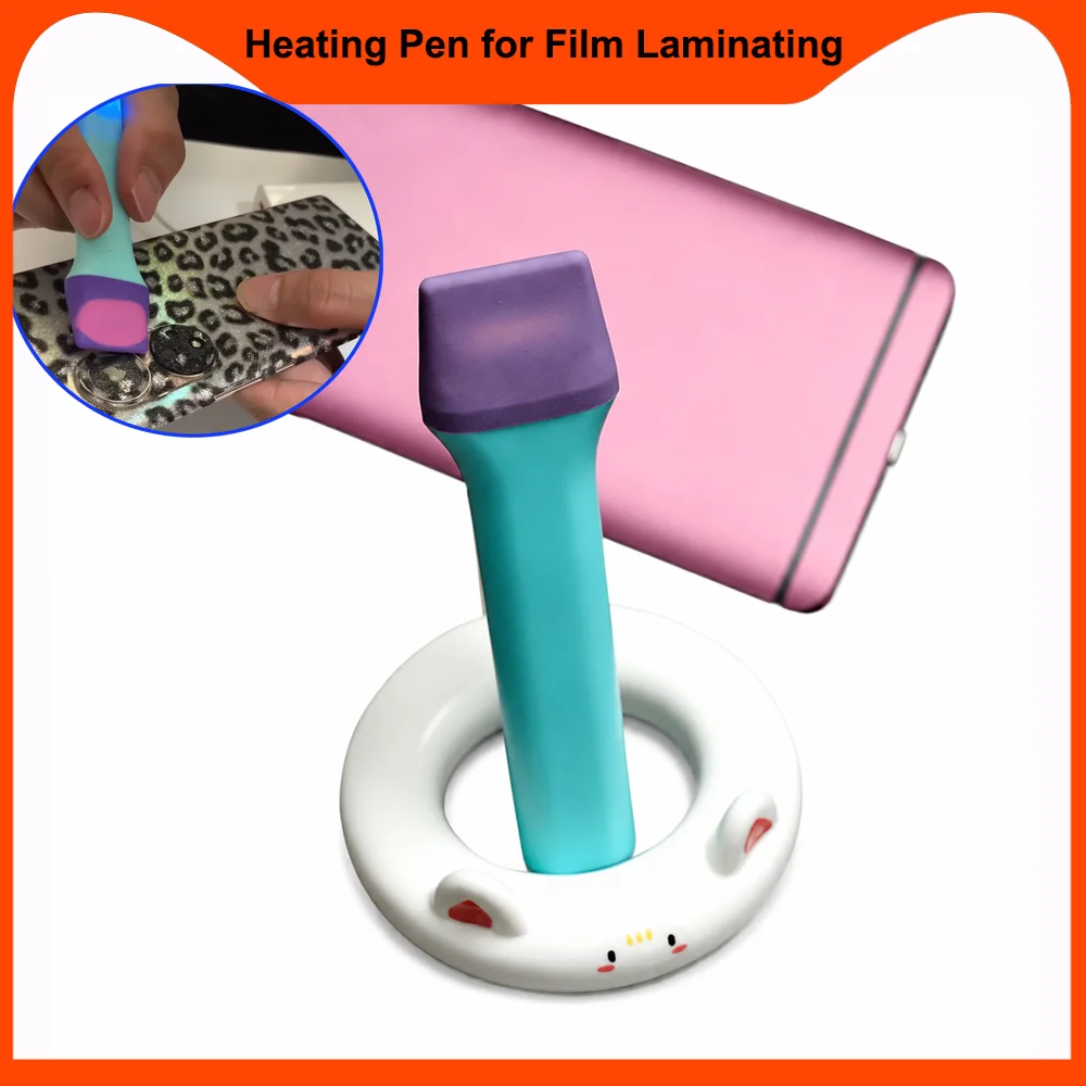 Fonlyu Film Laminating Pen Hydrogel Film Heating Curing Tool DIY Edge Softening Pen for Mobile Phone Skins Decorative Stickers