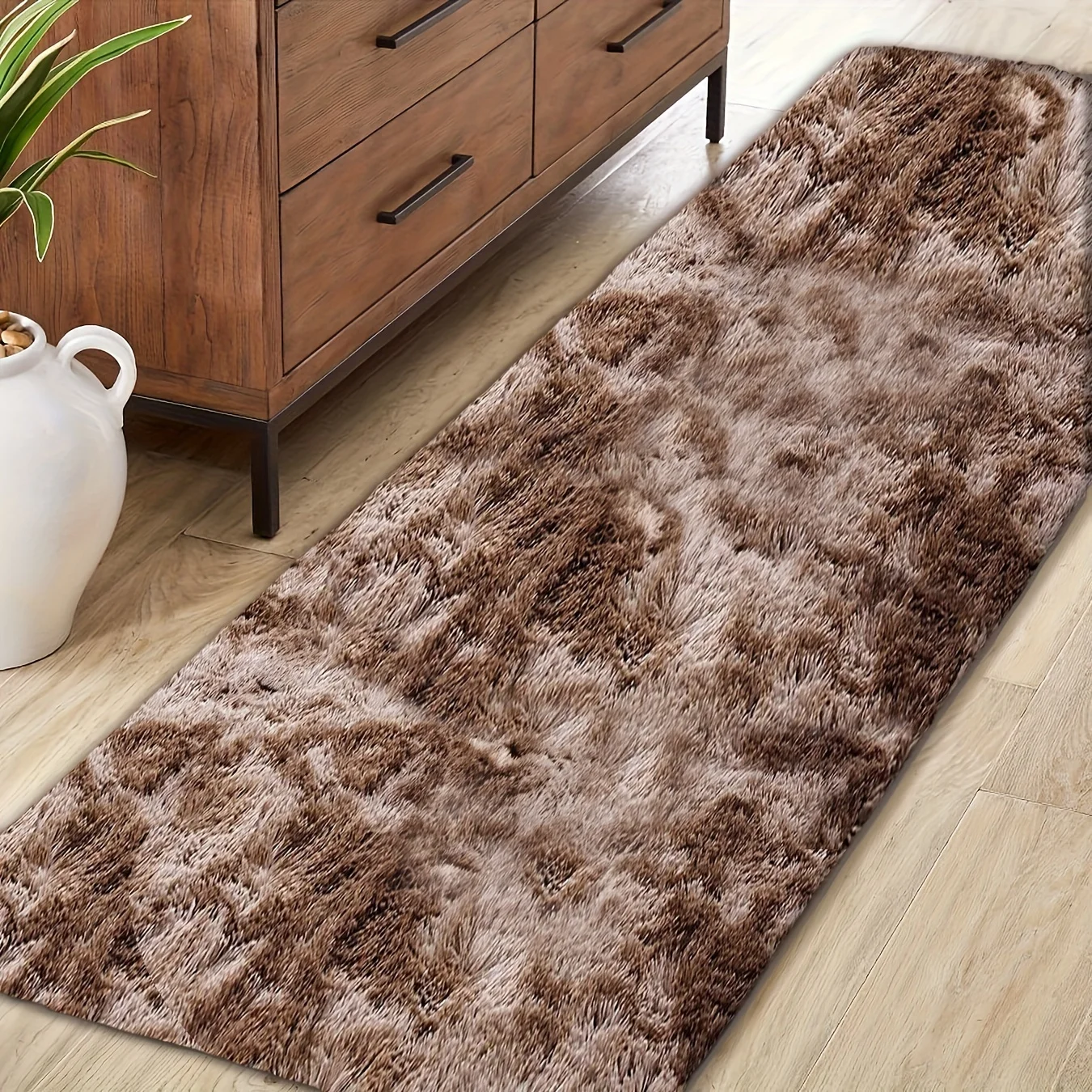 VIKAMA Modern Tie-Dye Plush Ca - Baby Nursery Rug ulasan dan harga