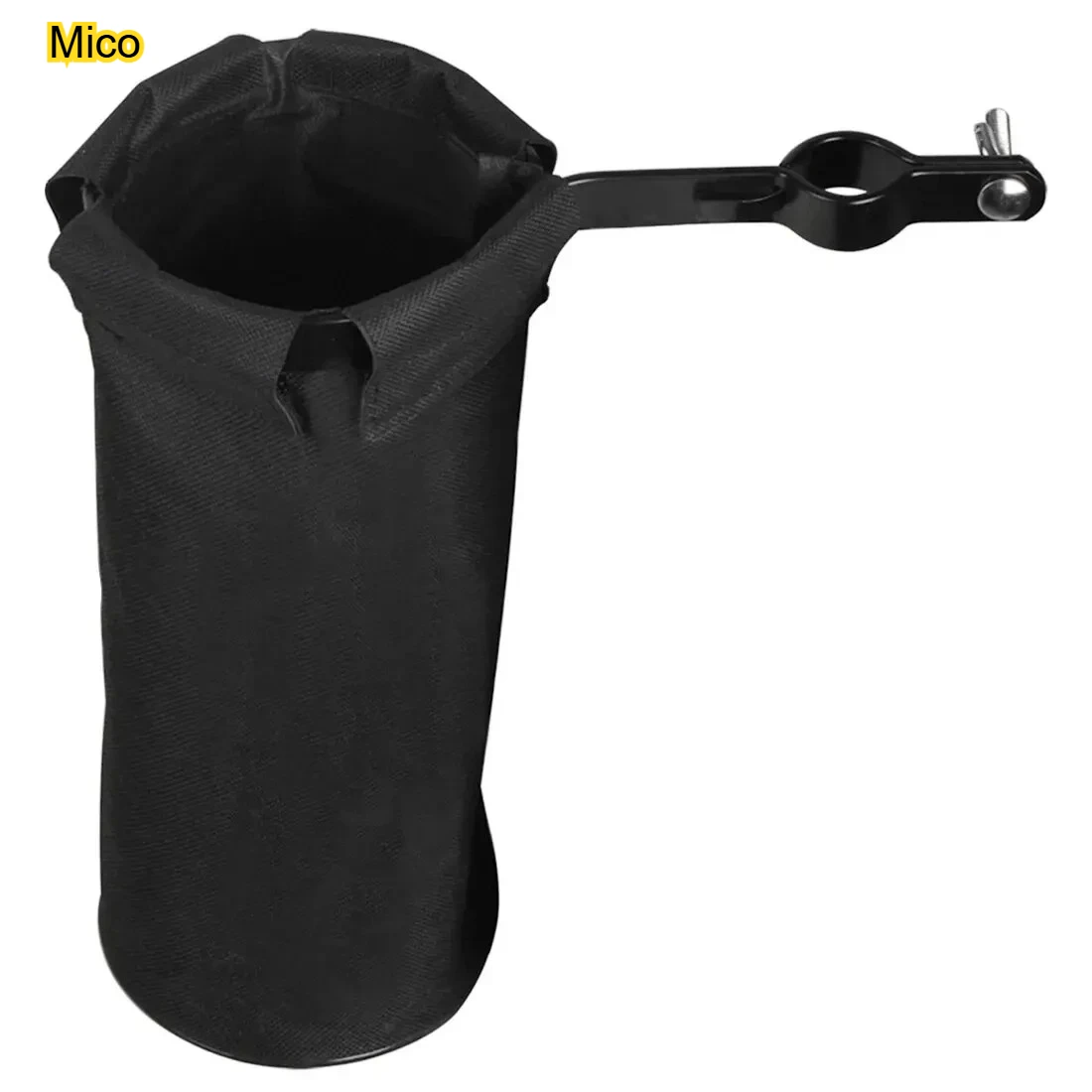 

Oxford Cloth Drumstick Storage Bag, Black Cylindrical Drumstick Holder with Metal Clip, Sturdy Percussion Accessory