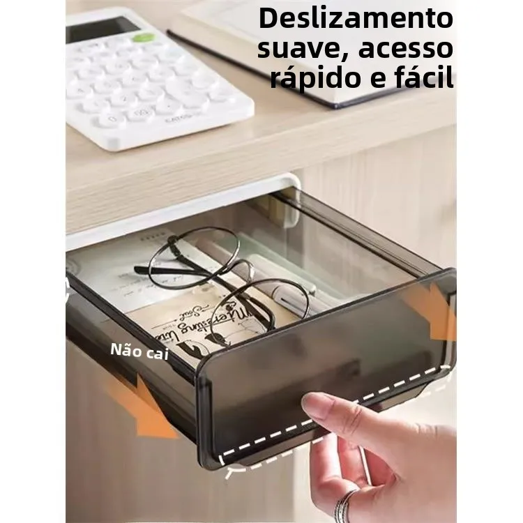 under-desk-drawer-style-storage-box-office-invisible-transparent-small-desktop-miscellaneous-large-capacity-organizer-rack