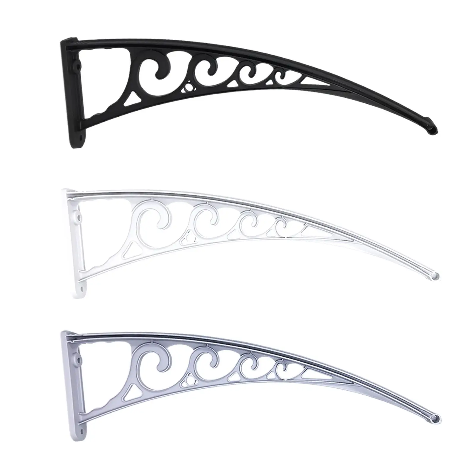 Strong Awning Canopy Bracket Sunshades Support Bracket Outdoor Hollow Easy Installation Window Awning Bracket for Door Balcony