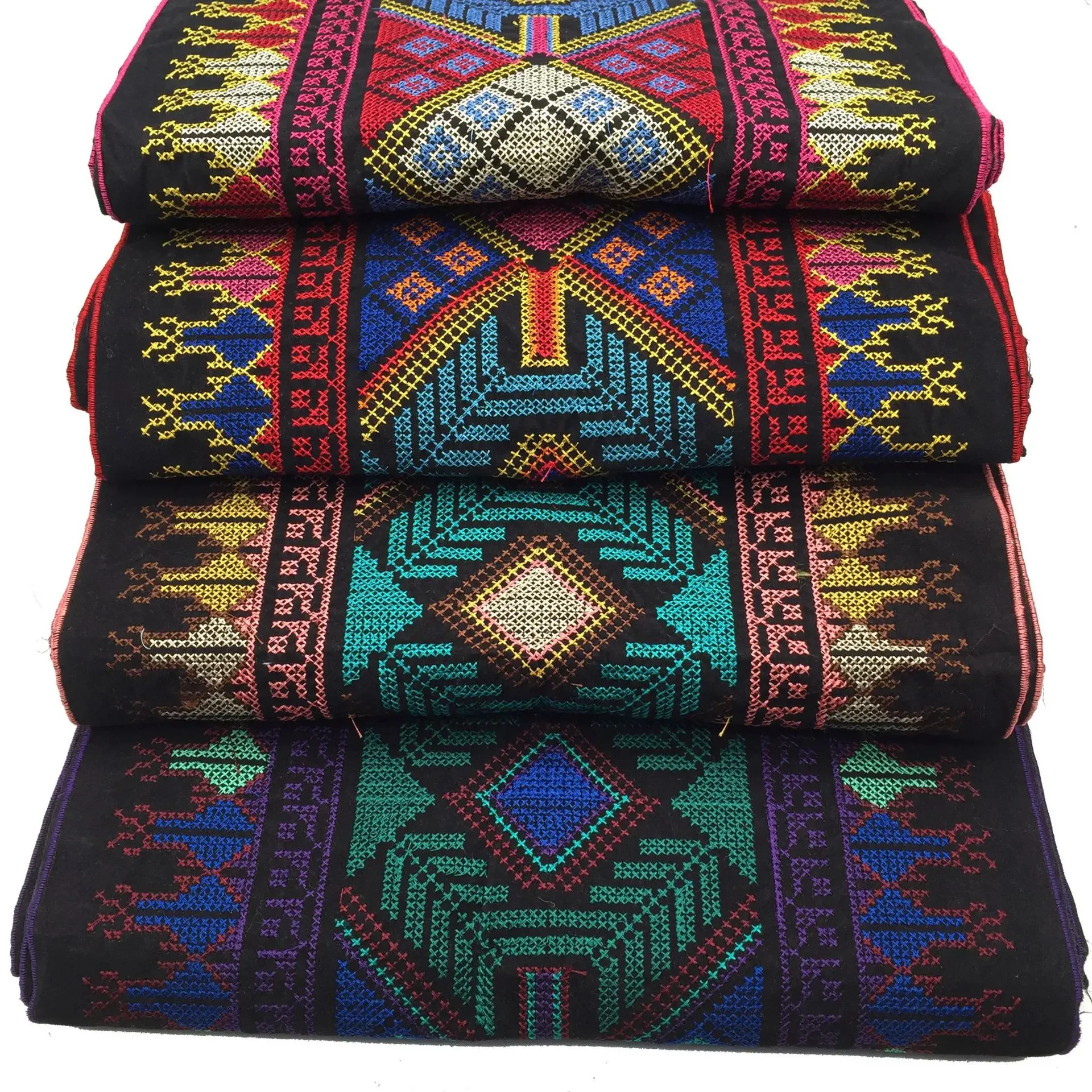 Ethnic Trims Geometric Ribbon, DIY Sewing Dress Decoration, 1Yards