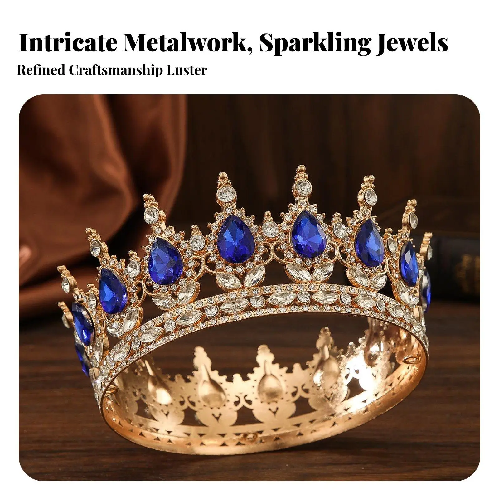 Crystal Crown Sparkling Crystal S Crystal Queen Crown Bridal Headpiece Elegant