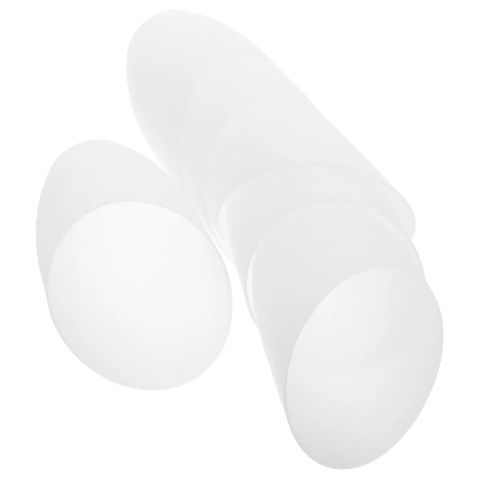 

6 шт. белых наклонных пластиковых плафонов-подков, маленькие абажуры с отверстием 40 мм, универсальная замена для настенных, потолочных светильников и люстр