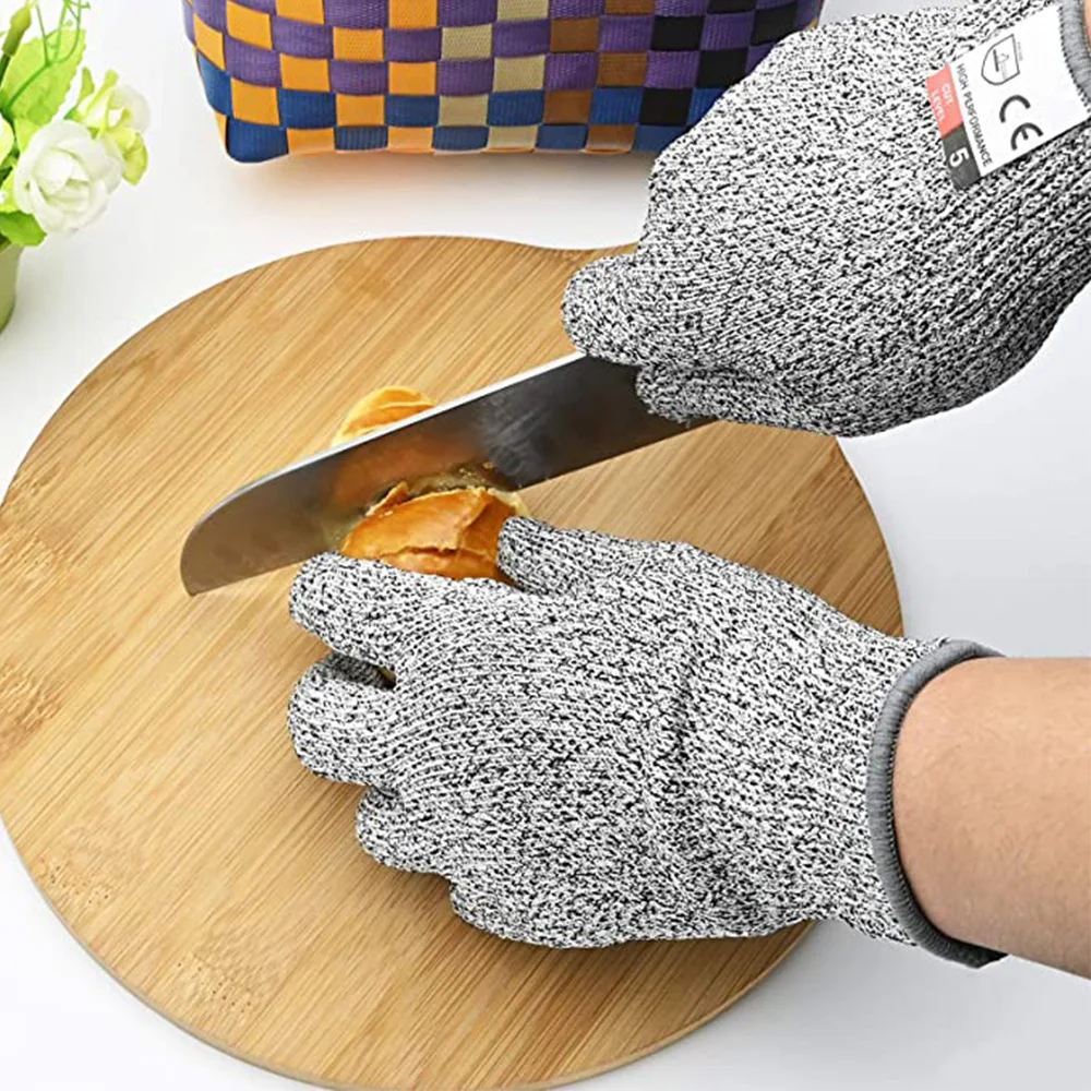 Level 5 Anti Cutting Gloves, Food Grade Kitchen Anti Scratch, Garden Woodworking Carving, Flying Kites, Catching Fish