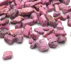 MagicCrystals Red Corundum Ruby Raw Natural Stone Crystals Healing Gemstones Reiki Gift Home Decoration Room Decor 50g/100g Pack