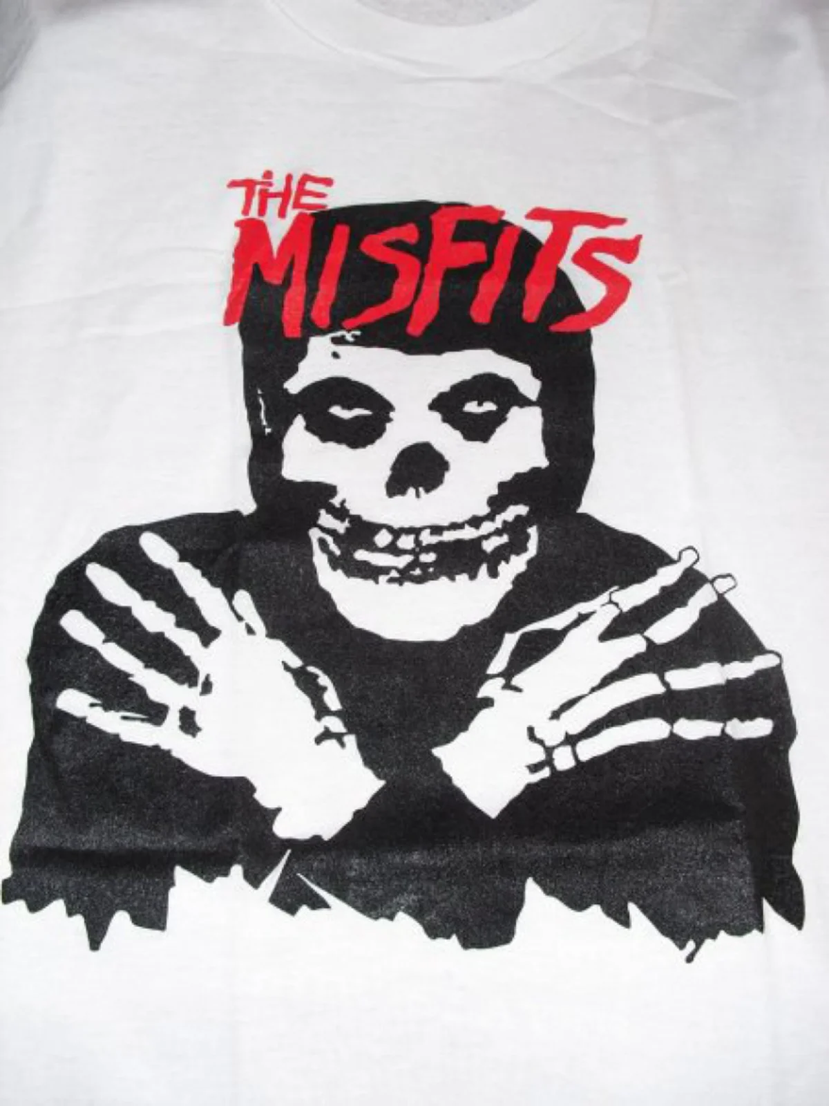 Vintage Misfits Classic Skull T Shirt White Size S M L 234XL CG894