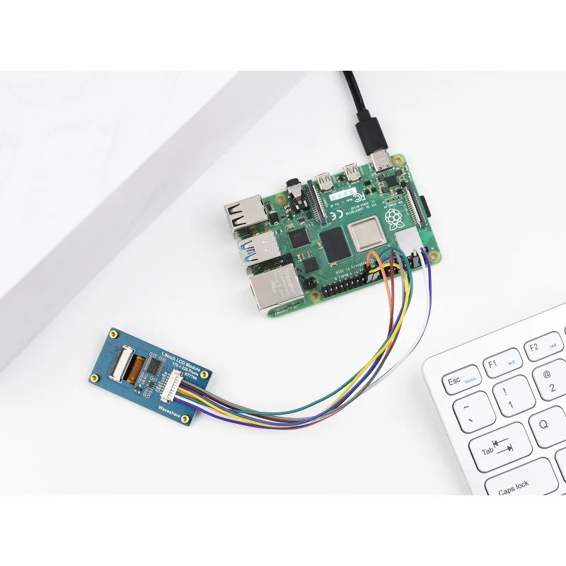 1.9 Cal LCD dla modułu wyświetlacza Raspberry Pi 170 × 320 rozdzielczość interfejs SPI IPS 262K kolory Raspberry Pi 4