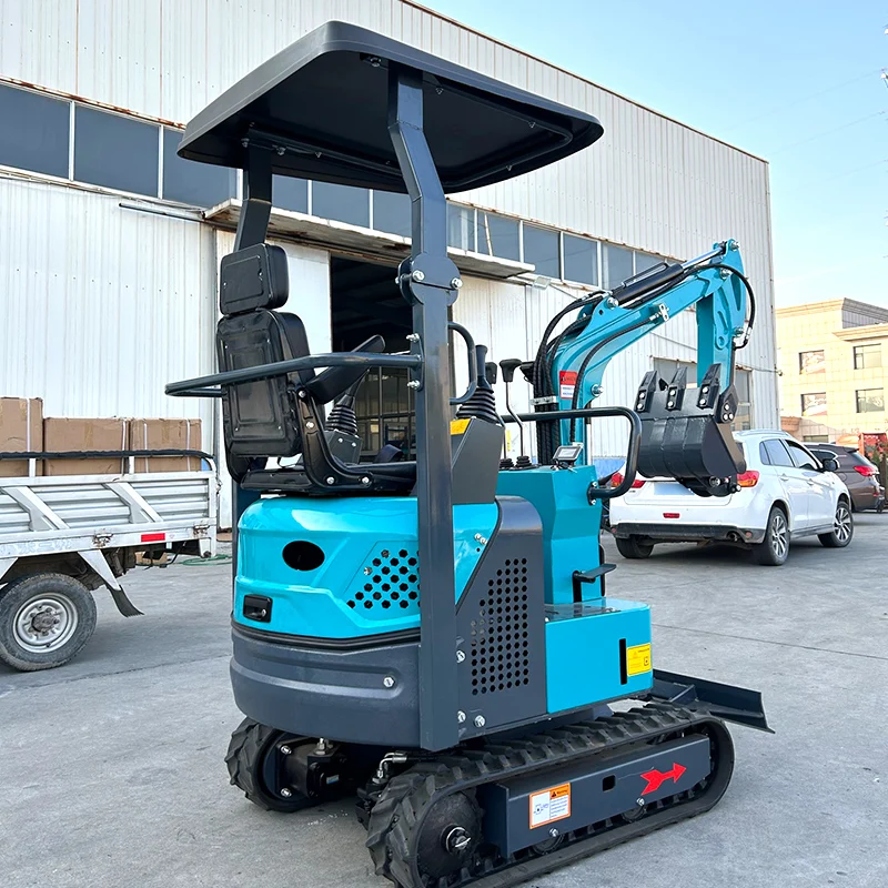 حفارة صغيرة مجنزرة ديزل جديدة مخصصة 1.5 طن للمنزل المزرعة متعددة الوظائف مع ملحقات ضمان لمدة سنة واحدة