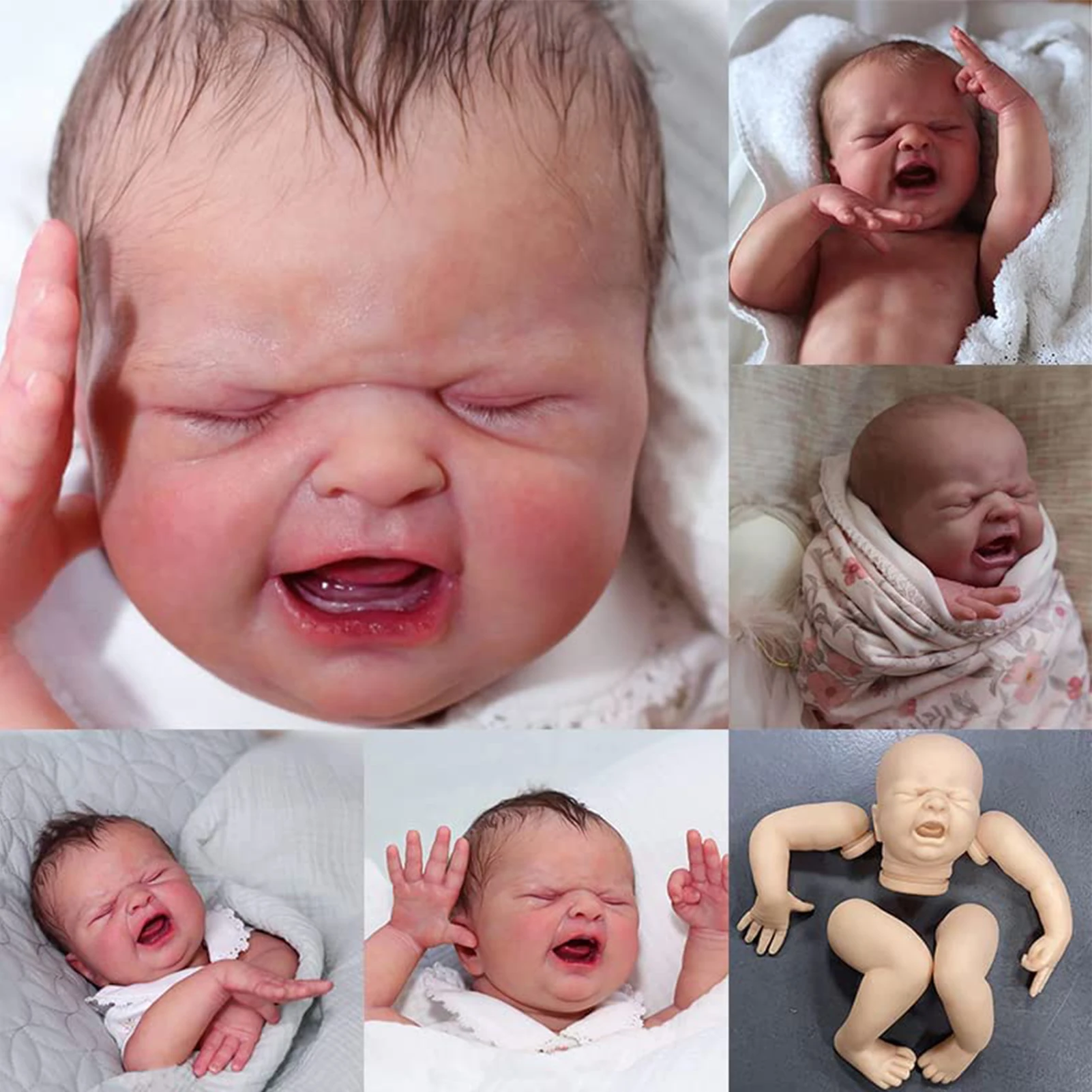 19inch Reborn Dolls Silicone Mold Kit MARIA \