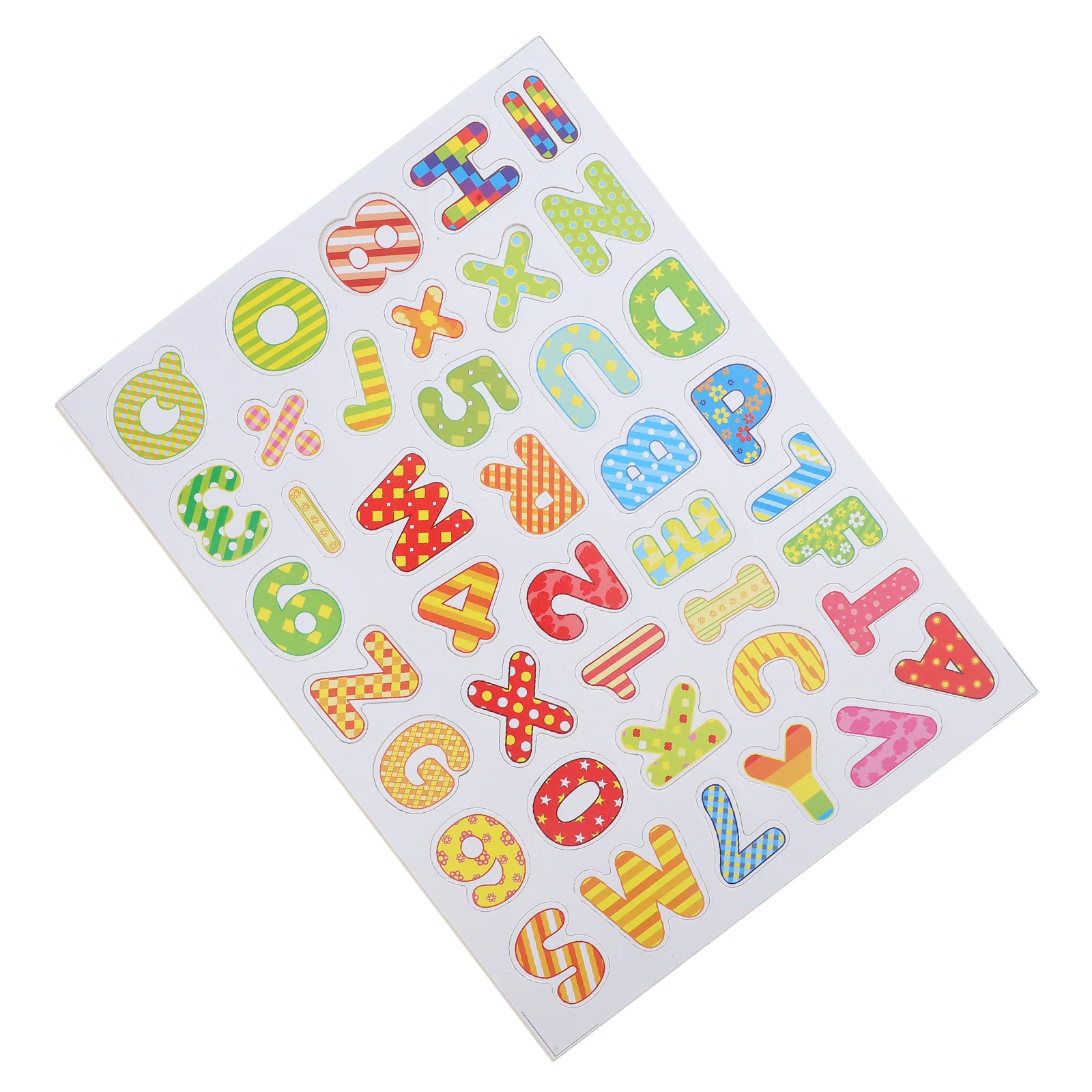 

Alphanumeric Stickers Alphabet Maze Kid Digital Abc Magnets for Kids Wood Teacher Toddler