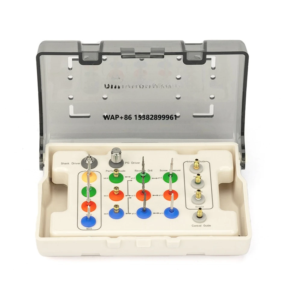 

Broken Screw Extractor Kit Remover Drill Driver Guide Broken Screw Remover Kit Surgical Drill NeoBiotech SR