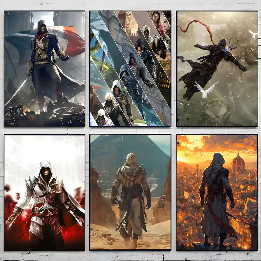 action game A-Assassin's Creed Poster Superior Home Space Pub Indoor Decorative Art & Home Decor