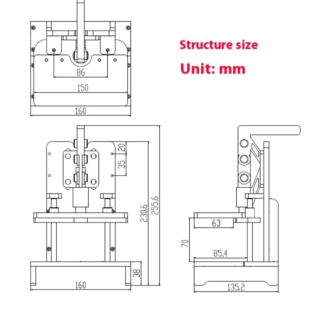 Universal Test Frame High Quality PCB Testing Jig Stereo Frame PCBA Test Circuit Board Fixture Tool Test Rack