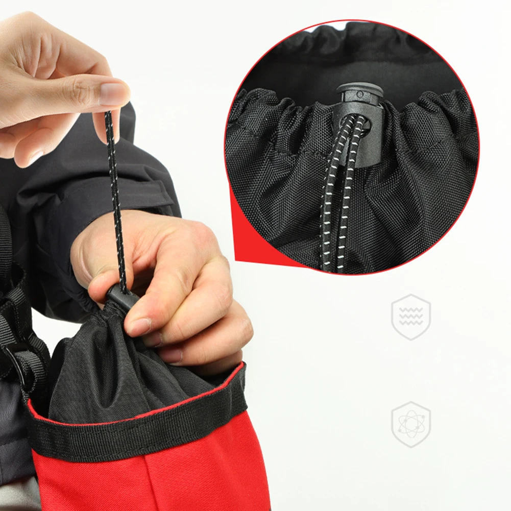 2L Climbing Exploration Bag Waterproof Outdoor Equipment Tool Bag Elastic Drawstring Closure Pouch High-Altitude Operation Bag