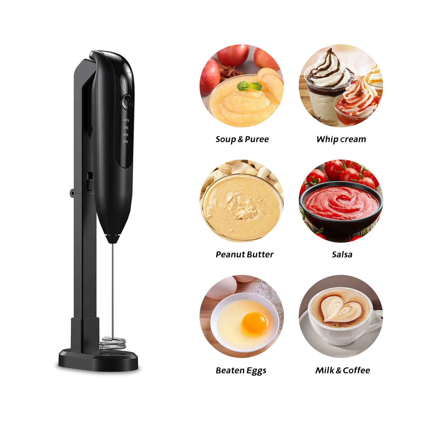 Cordless Electric Mini Cordless Cake Food Baking Mixer Whisker Kitchen Accessories Handheld Egg Beater Stirrer Rechargeable