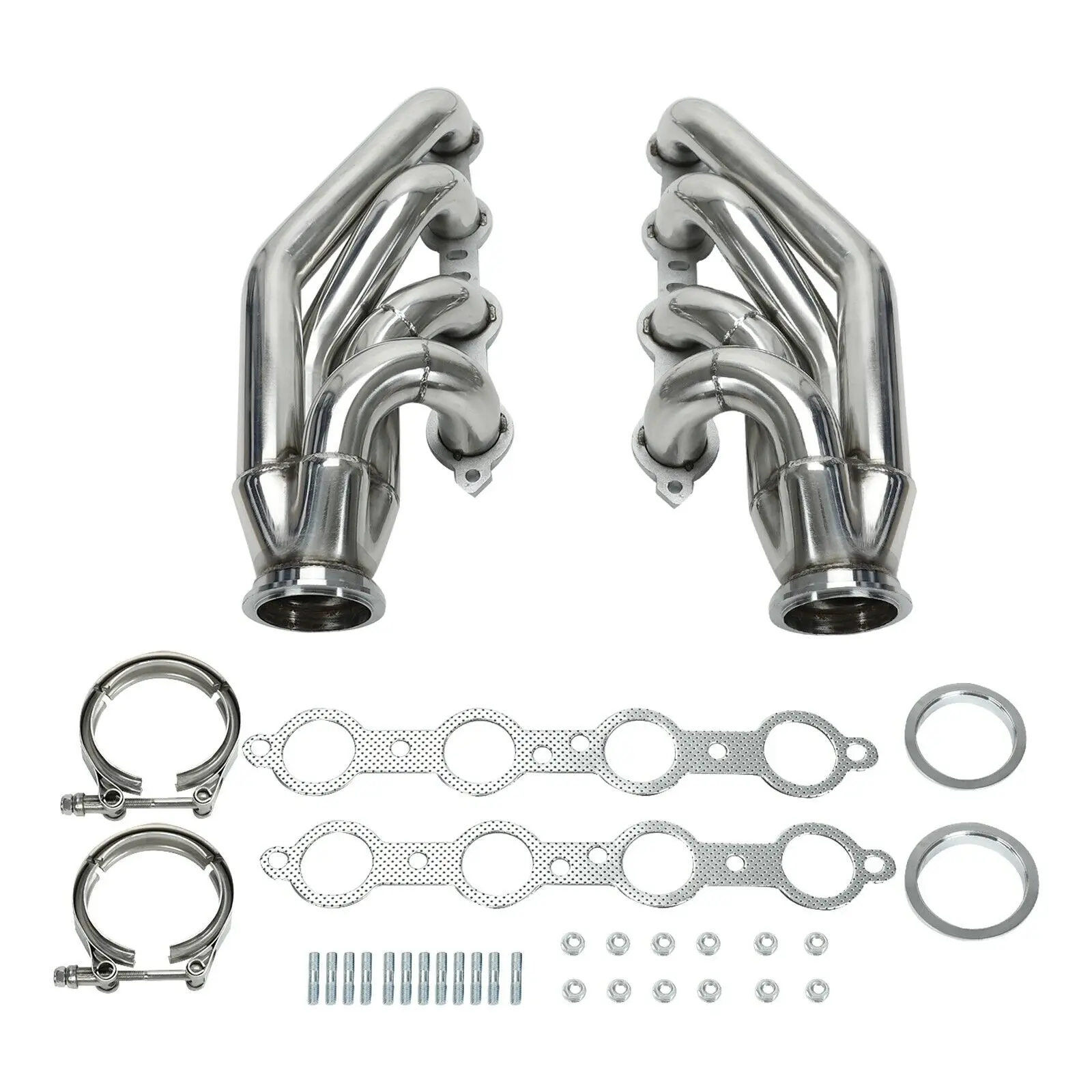 High Quality LS Turbo Exhaust Headers For LSX, LS1, LS2, LS3, LS6 Forward Facing Up 1 3/4