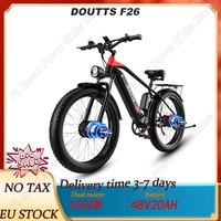 DUOTTS F26 Electric Bike 1500W Dual Motor 48V20AH Lithium Battery Hydraulic Brake Electric Bicycle 26*4.0 Fat Tire Adult E-bike