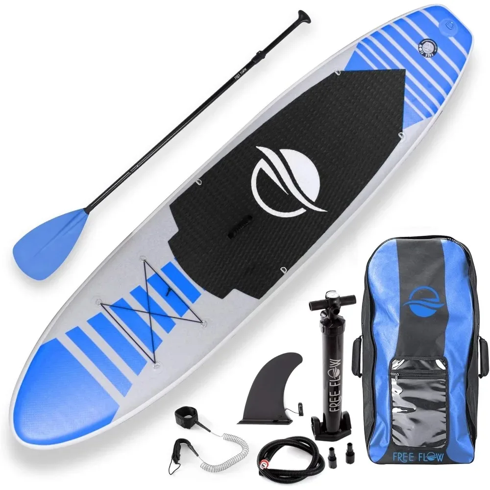 

Stand Up Paddle Board Inflatable Non-Slip SUP Paddle Board Paddle, Pump, Leash, and Accessories Fun Water Paddleboard