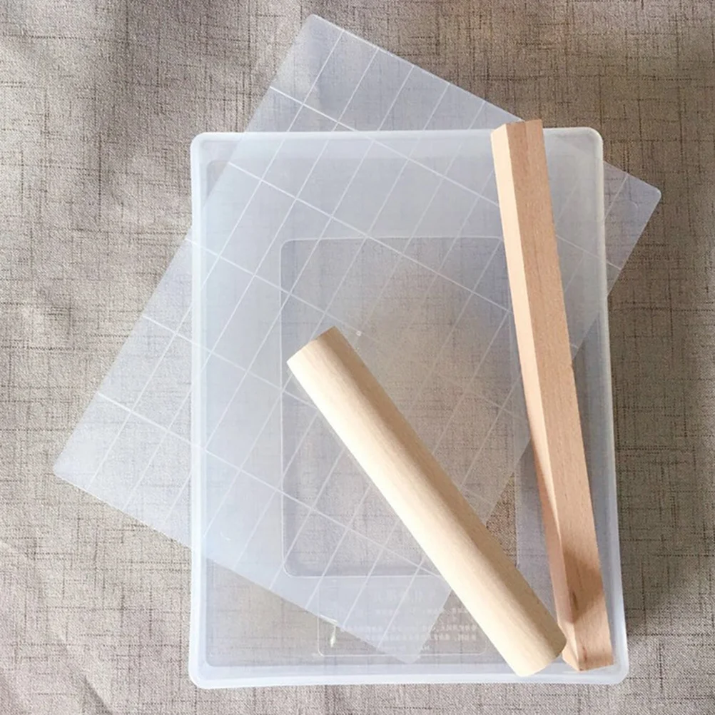 Kit piastra per stampi da forno Strumenti per la produzione di turrone riutilizzabili antiaderenti per caramelle fai da te Stampi per torte rettangolari Sachima al cioccolato