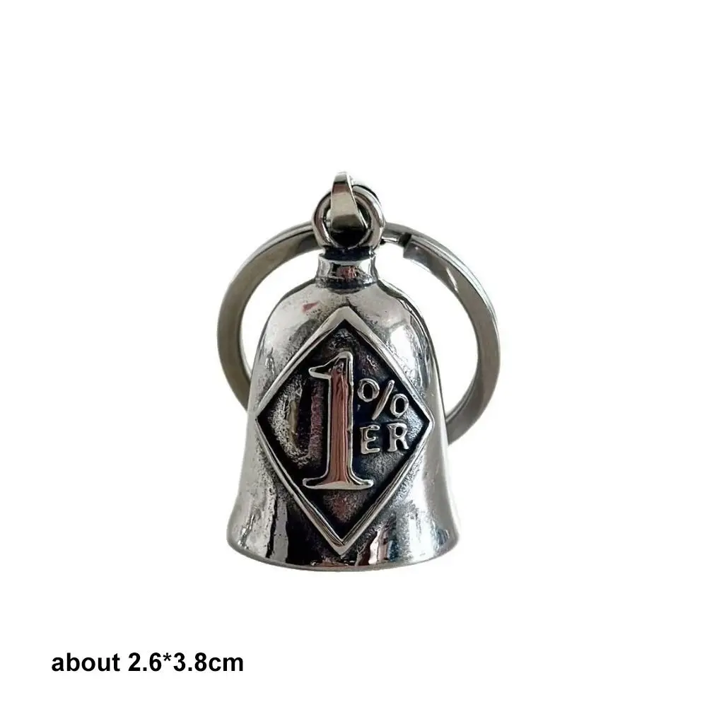 واحد في المئة دراجة نارية جارديان جرس قلادة الشرير نمط الروح الشريرة فخ جرس خفيفة الوزن صغيرة الحجم السائق حسن الحظ سحر الرجال