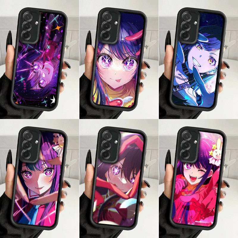 Oshi No Ko Anime Shockproof Phone Case For Samsung A13 A14 A15 A16 A17 A33 A34 A35 A36 A37 A53 A54 A55 A56 A57 A23 A24 A25 A26 A