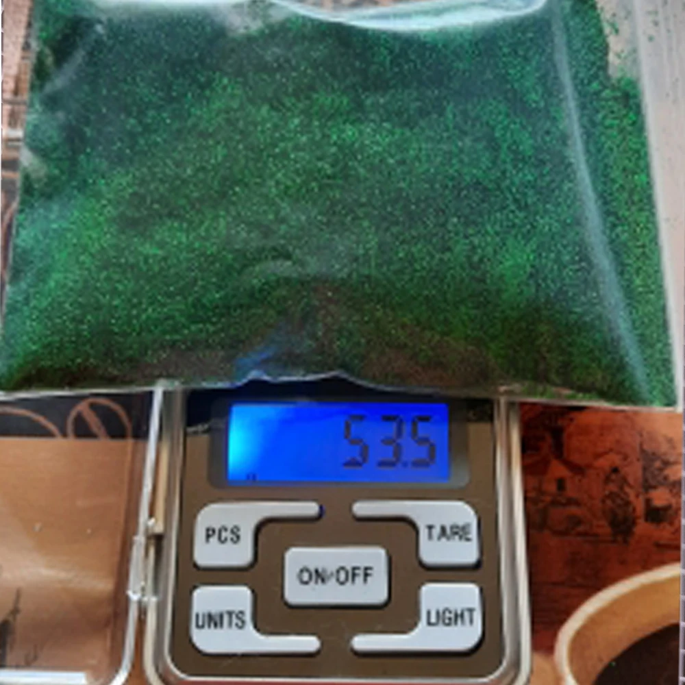 50g Laser Silver Holographic Nail Powder Chrome DIY Mirror Glitter Design 0.2 1/128 Extra-Fine Cover Glitters Nail Art Pigment*-