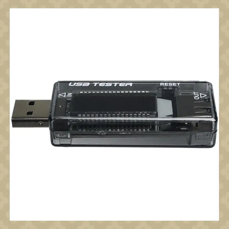 AB45 DC Mobile Power Charging Current Voltage Digital Monitor USB Tester Current 0-3A Voltage 4-20V Tester Dual Meter Display Te