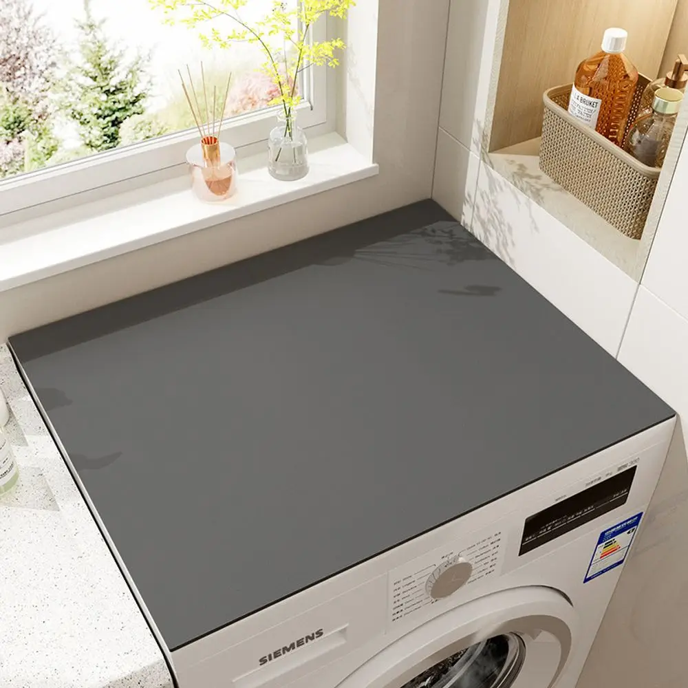 VIKAMA drum washing machine dust cover pad, refrigerator top cover silica mud sun protection, water absorption and anti-slip pad