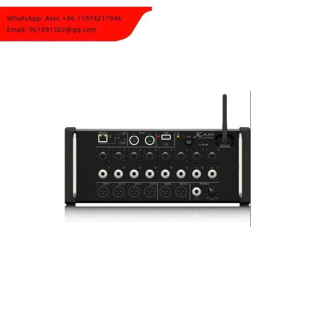 Mezclador Digital XR16 con Módulo Wi-Fi Integrado, Controlado por Tableta, Consola de Mezcla para Rack de Audio, Procesamiento de Canales Completo
