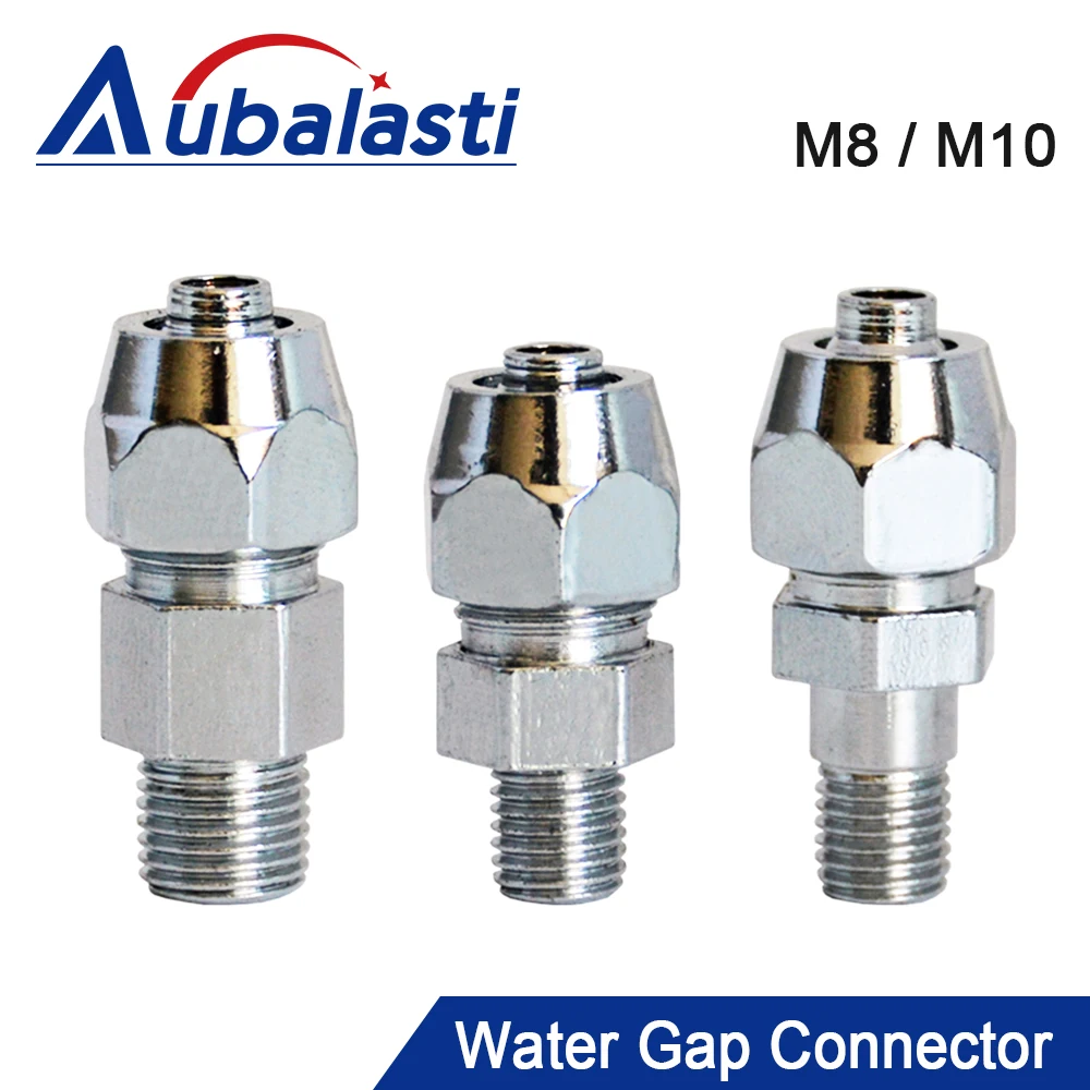 

Гравировальный станок Aubalasti, соединитель водяного зазора, резьба M8 M10, соединитель водопроводной трубы для двигателя шпинделя с водяным охлаждением с ЧПУ