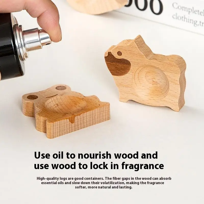 1 pz Diffusore Essenziale Legno Animale Aromaterapia Essenziale Camera Da Letto Meditazione Aroma Diffusore di Olio Diffusore di Olio Essenziale di Legno