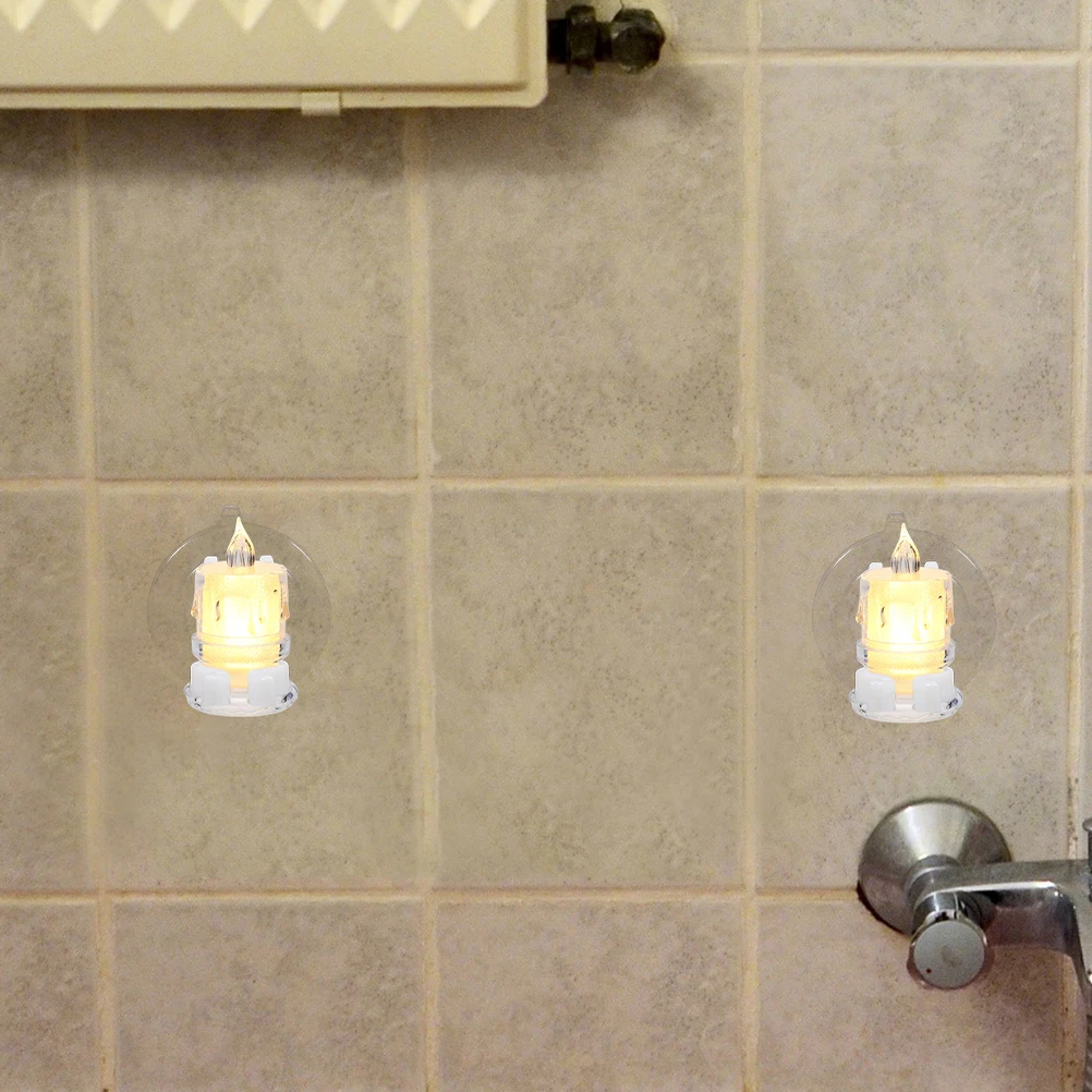 

6 Pcs Light Accessories Candlestick Clamps Holder Suction Cup Christmas Cups Sucker