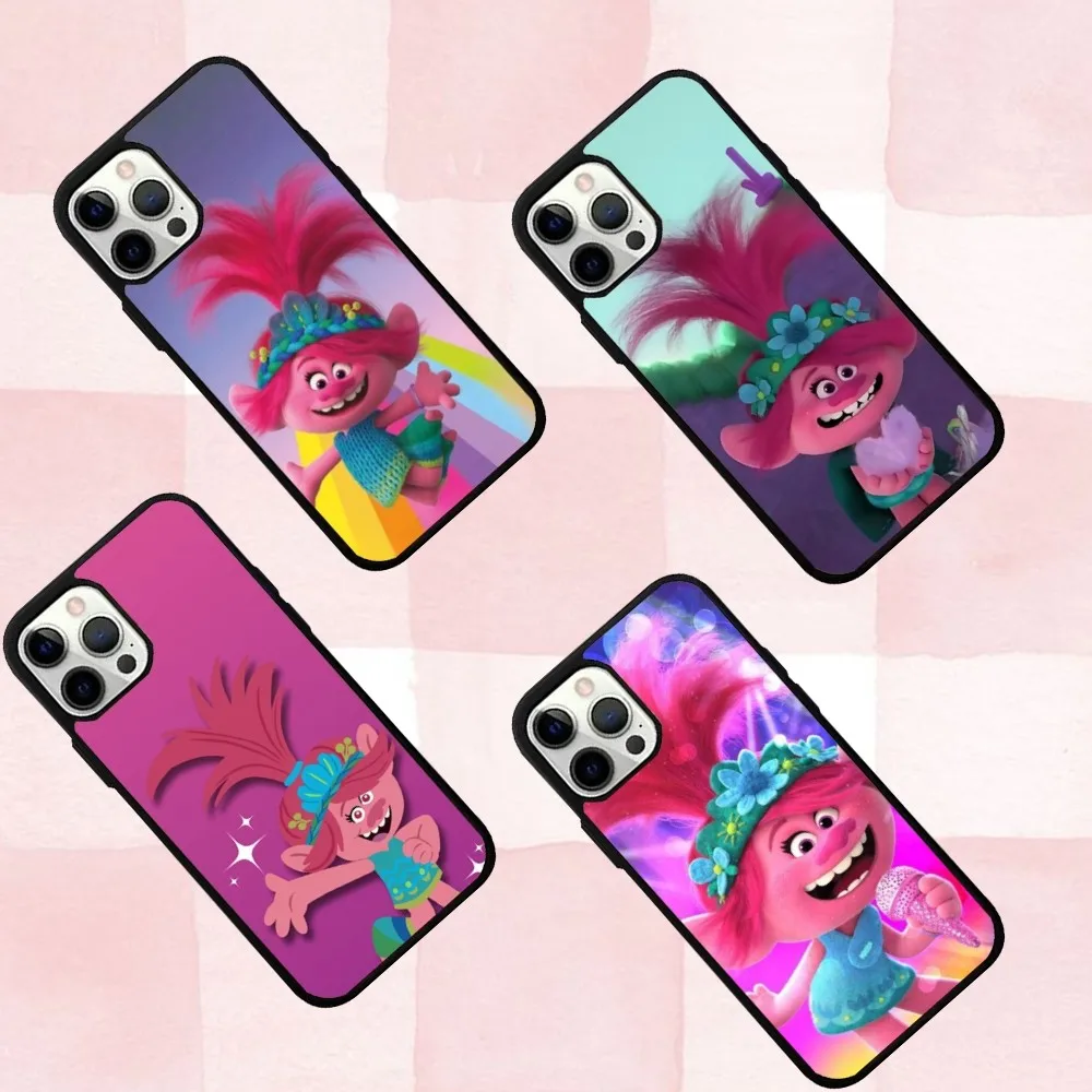 

T-Trolls Film P-Poppy-ys Phone Case For IPhone 16,se4,15,Pro,Max,Case 14,Plus,13,12,11 Magesafe Magnetic Wireless Charge Cover