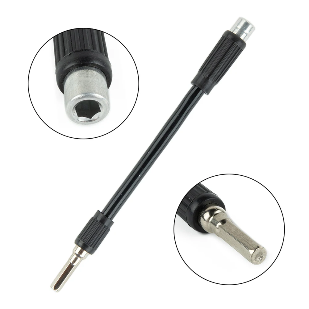 1/4 Flexible Shaft Bit Magnetic Screwdriver Extension Drill Bit Holder =Connect =Link For Electronic Drill Power Tools