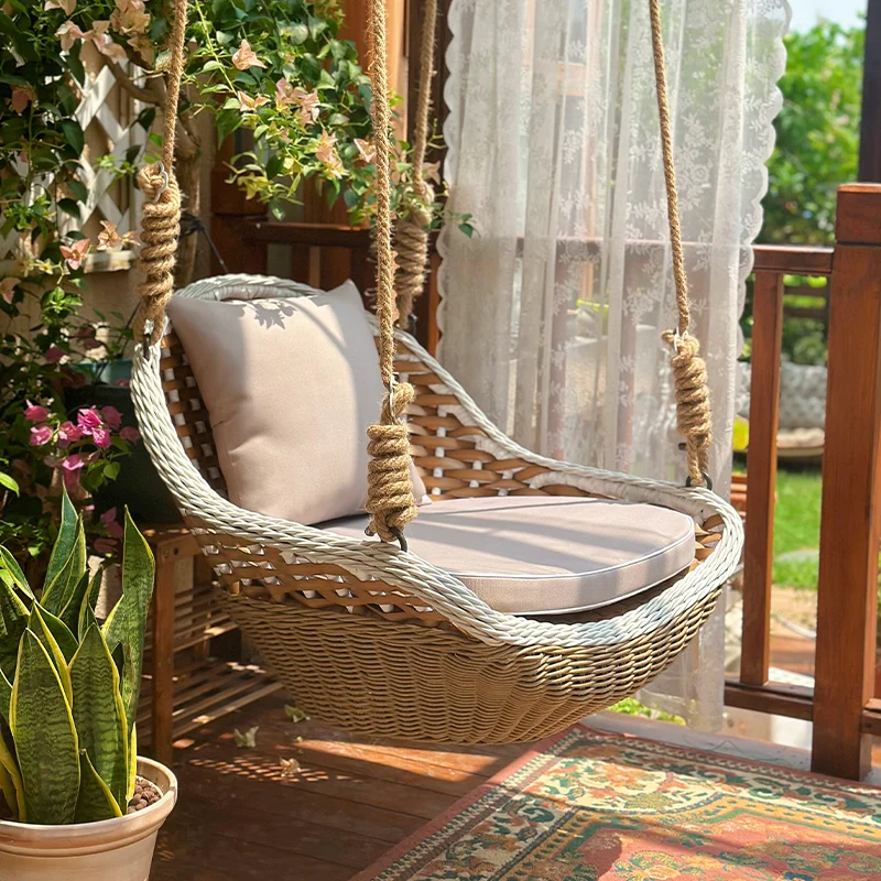 Customizable Comfortable Hammocks Patio Swings Rocking Chair Sex Patio Swings Suspended For Room Outdoor