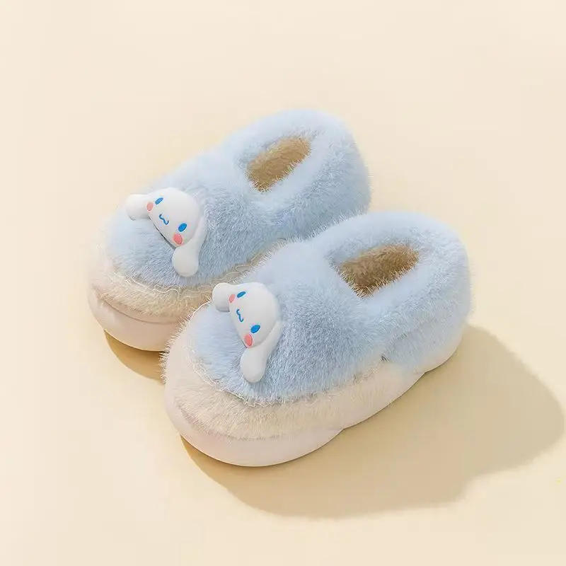 

Children's Cotton Slippers Cute Cartoon for Girls Autumn and Winter Home Decor Anti Slip Warm Indoors Outdoors Cotton Shoes Gift