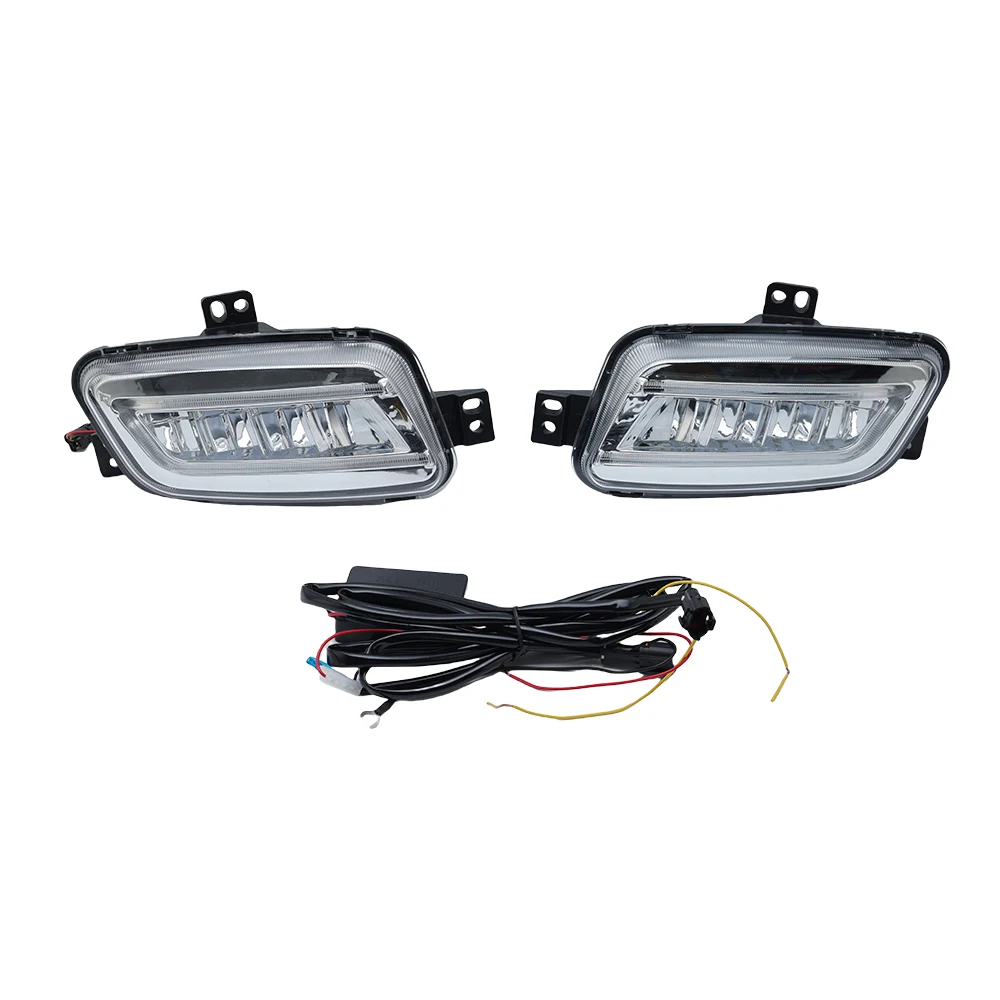 

led Fog Light DRL For Ford Everest 2016 2017 2018 2019 Foglight Fog Lamp Foglamp Day Running Lamp Headlamp W/ TURN SIGNAL