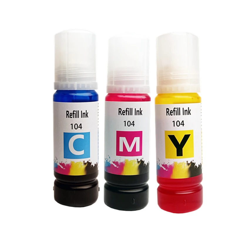 104 حبر متوافق مع زجاجة حبر Epson 104 للطابعة Epson ET-2710 2711 2712 2714 2715 2720 2721 4700 2726 3700 3750 4750 #3