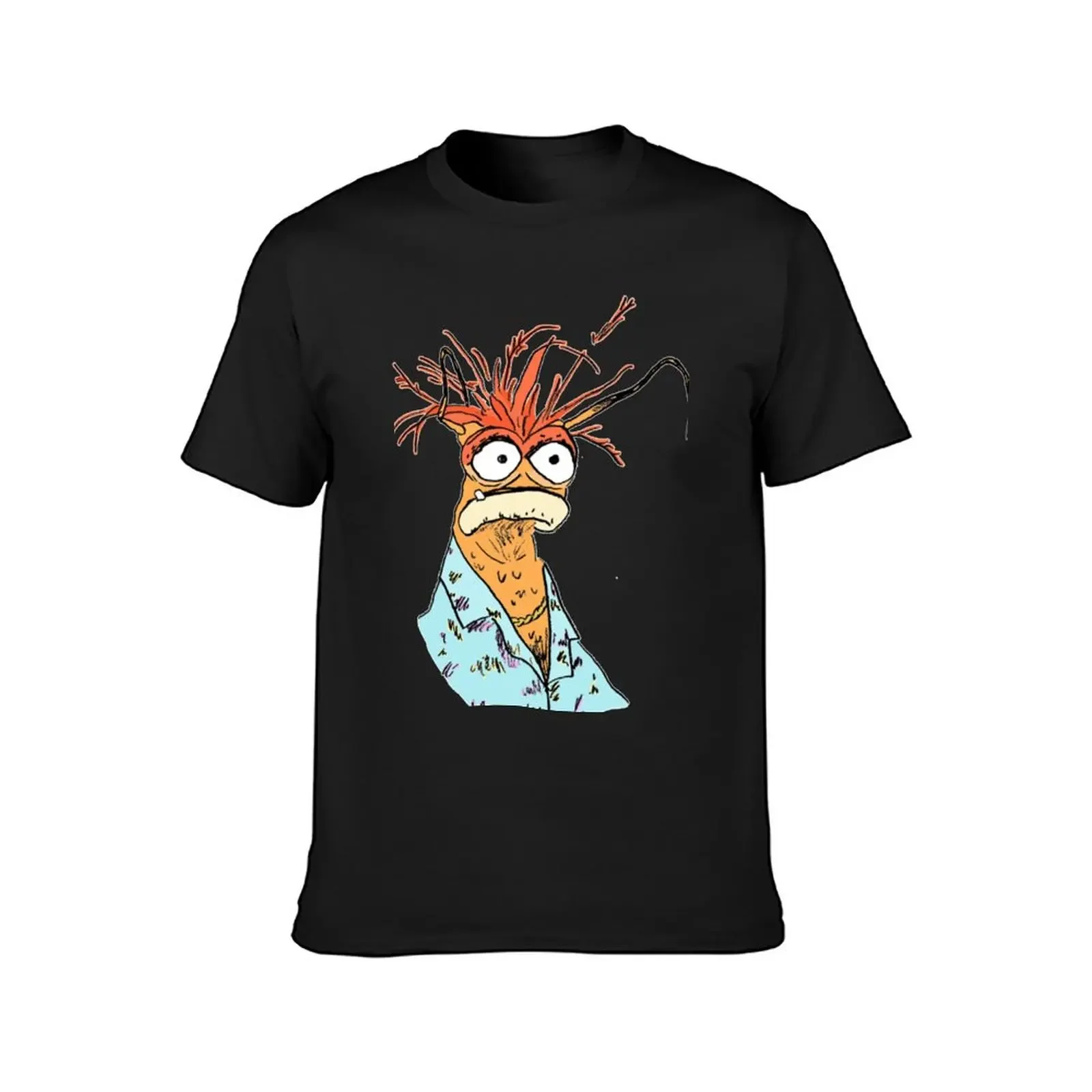 pepe the king prawn T-Shirt graphic t shirts customs tees vintage t shirts black t shirts for men