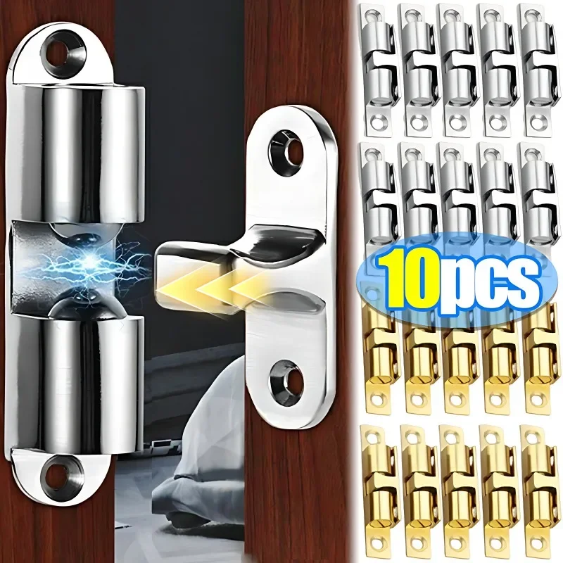 40/50/60mm podwójny zatrzask kulkowy sprężynowy zamek kulkowy do szafki meblowej drzwi do szafy regulowany zatrzask napinający mosiężna klamra do drzwi