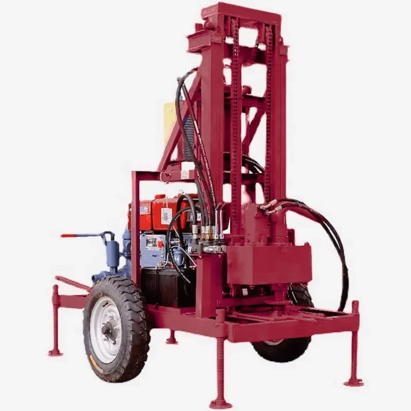 Energy Saving Small Water Well Drilling Rigs 80 Meter 100m Geological Survey Drill Rig Machine Water Well Drill Rig Machine