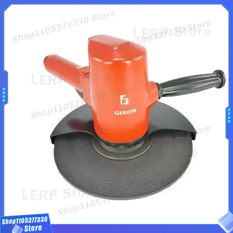 9 Inch 230mm Pneumatic Vertical Grinder 6000 RPM High Speed Industrial Lightweight Heavy Duty Air Angle Grinding Tool for