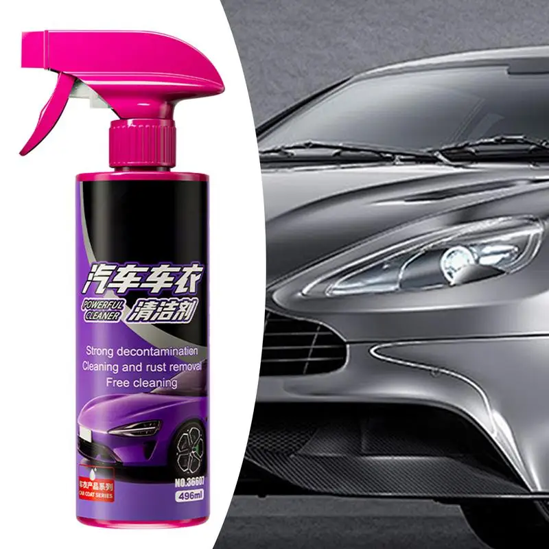 Car Exterior Cleaner Car Wash Spray Powerful Exterior Car Cleaner Waterproof Gentle Car Wash Supplies Car Detail Spray For