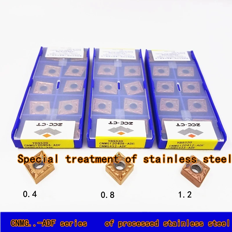 

Zcc.Ct Cnmg 120404 -Adf Cnmg 120408 -Adf Cnmg 120412 -Adf Yb9320 Lathe Carbide Tool Outer Circular Cnc Blade Processing Stainless Steel